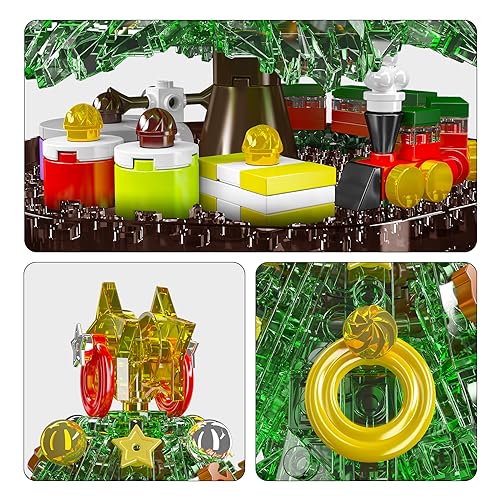 Mould King 10090 Weihnachtsbaum mit LED-Beleuchtung