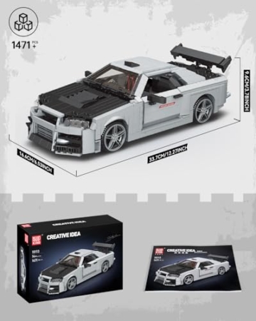 Mould King 10113 – Eleganter GTR-Sportwagen Maße und Anleitung