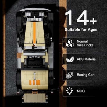 Mould King 10115 Technik Oldtimer als Retro Cabriolet