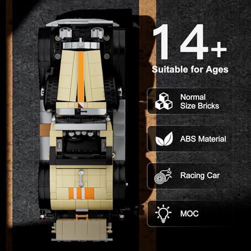 Mould King 10115 Technik Oldtimer als Retro Cabriolet