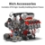 Mould King 10130 Sportwagen V8 Motor Bausatz