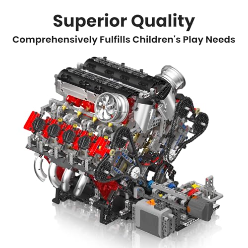Mould King 10130 Sportwagen V8 Motor Bausatz
