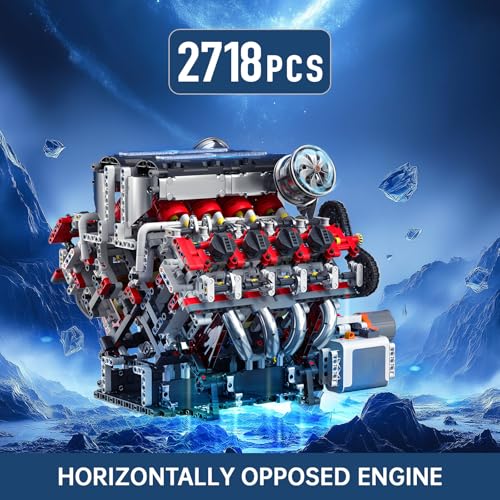 Mould King 10130 Sportwagen V8 Motor Bausatz