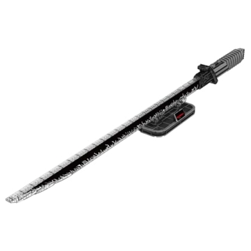 Mould King 10138 Technik Darksaber Klemmbausteine Bausatz Dunkelschwert Schwert Bausteinmodell mit Beleuchtung und Ständer Kreatives Cosplay Anime Technologie Bausteinmodell (885+ Teile) - 2