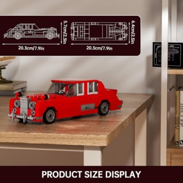 Mould King 10145 Oldtimer Modell in rot Moc