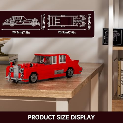 Mould King 10145 Oldtimer Modell in rot Moc