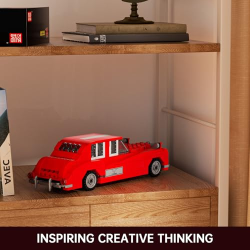 Mould King 10145 Oldtimer Modell in rot Geschenk für Männer