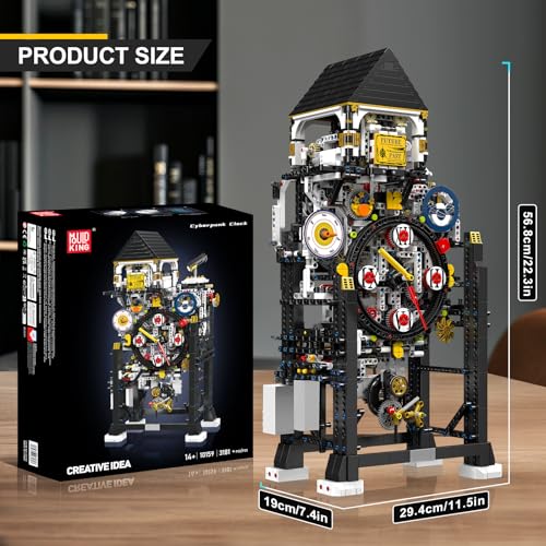 Mould King 10159 Cyberpunk Uhr Maße