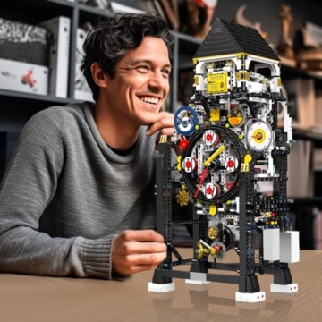 Mould King 10159 Cyberpunk Uhr Geschenk