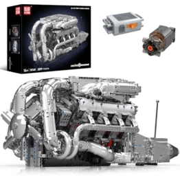 Mould King 10168 V8-Twin-Turbo-Motor