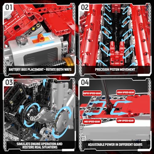 Mould King 10169 V12 Motor