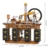 Mould King 10180 Technik MOC Steampunk Mechanische Uhr Baustein Modell APP-Smart-Steuerung Kreative Tischuhr Großes mechanisches Verknüpfungs-Dekostück ferngesteuert Klemmbausteine Bausatz 3234+ Teile - 5