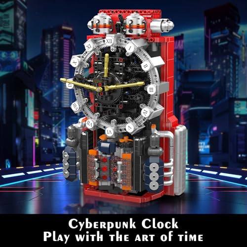 Mould King 10187 Cyberpunk- Uhr Engine Clock