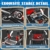 Mould King 10199 Technik Sportwagen Bausteine GTO Rennauto Klemmbausteine Klassischer Amerikanischer Muscle-Car Modellauto für Jungen und Erwachsene(1536 Teile) - 6