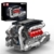 Mould King 10203 Technik V-8-Motor Bausteine Modell, 1169 Teile Klemmbausteine Car Engine Spielzeug Set als Geschenk und Sammlerstücke (ab 14 Jahren Jungen/Mädchen) - 1