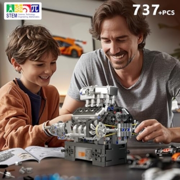 MOULD KING 10206 Technik V8 Motor