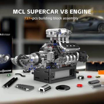 MOULD KING 10206 Technik V8 Motor