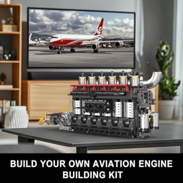 Mould King 10209 – Technik Flugzeugmotor aus 3222 Teilen