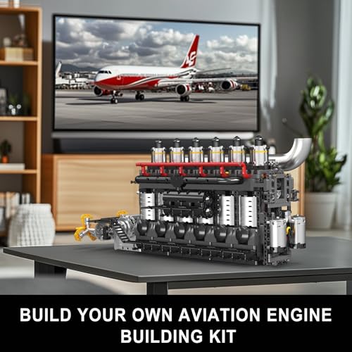 Mould King 10209 – Technik Flugzeugmotor aus 3222 Teilen