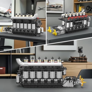 Mould King 10209 – Technik Flugzeugmotor aus 3222 Teilen
