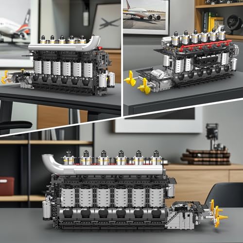 Mould King 10209 – Technik Flugzeugmotor aus 3222 Teilen