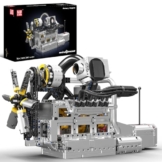 Mould King 10214 – Technik Rotormotor mit Motor & Getriebe