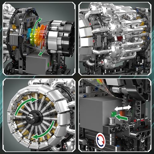 Mould King 10216 Turbojet-Engine