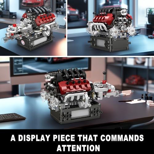 Mould King V8 Motor Technik 10227 Moc