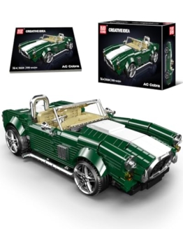 Mould King 10228 Statische Version Oldtimer Bausteine Modell, 1198 Teile Klemmbausteine Auto Blockmodell Kit als Spielzeug und Geschenk (14 Jahre und älter) - 1