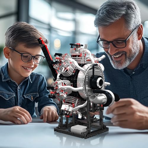 Mould King 10233 Radial Aviation Motor