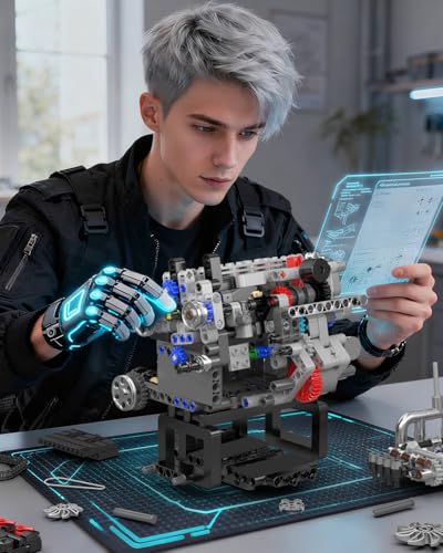 Mould King VTEC-Motor zum Bauen 10234 Moc