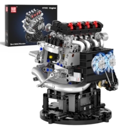 Mould King 10234 Technik Motor Bausatz Klemmbausteine Motor Engine Modellbausatz Klemmbausteine Elektrischer Antrieb Sammlerstücke Geschenk für Erwachsene (772 Teile) - 1