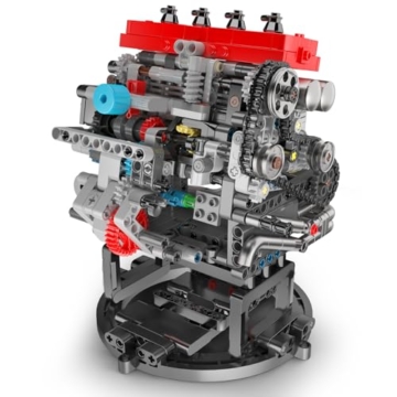 Mould King 10235 Technik Reihenvierzylinder L4-Motor