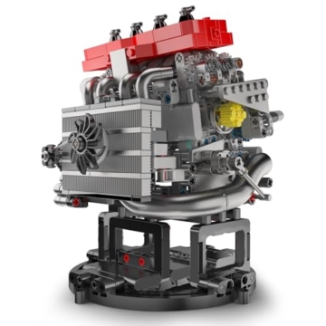 Mould King 10235 Technik Reihenvierzylinder L4-Motor