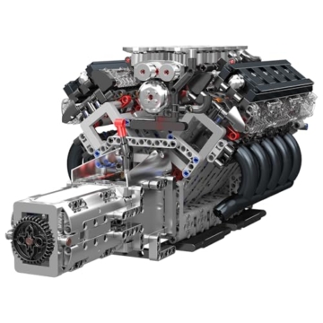 Mould King 10250 – Der V10-Motor aus Klemmbausteinen