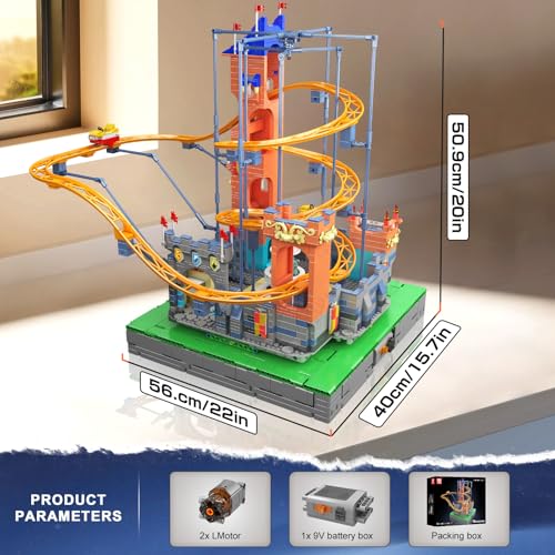 Mould King 11023 Burg-Achterbahn