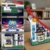 Mould King 11030 Technik Achterbahn Klemmbausteine Bausatz, 2262 Teile Motorisiertes Freizeitpark-Modell mit Elektrischem Antrieb, Beweglichem Wagen, Technischer Schienenanlage und Displaymodell - 4