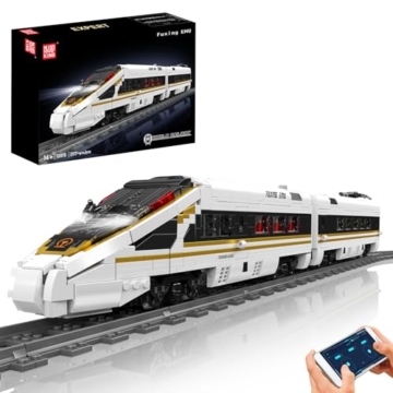 Mould King 12015 Technik Ferngesteuert Express-Eisenbahnen Zug Bauklötze Set Motors Baukasten 2117 Stück Klemmbausteine Bausatz - 1