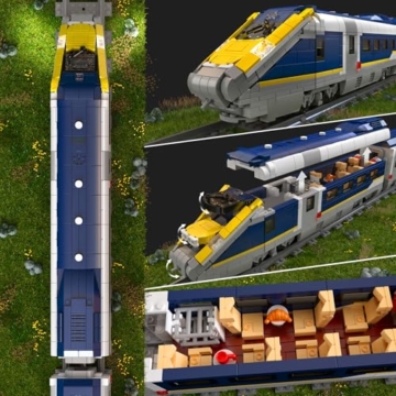 Mould King 12016 E320 Hochgeschwindigkeitszug