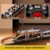 Mould King 12016 Technik Ferngesteuertes Zug Modellbausatz E320 Klemmbausteine Zug Eisenbahn Bausteine Personenzug mit LED Licht Kompatibel mit Andere Marken(1948 Teile) - 6