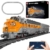 Mould King 12018 Technik USA EMD F7 WP Elektr Steam Locomotive, 1541 Teile Ferngesteuert Personenzug Baustein Modell, Eisenbahnen Zug Series Klemmblock Bauvorrichtung - 1