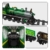 Mould King 12024 Dampflokomotive-Schnellzug 4-4-0 Wagon