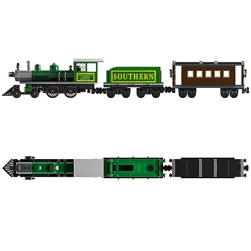 Mould King 12024 Dampflokomotive-Schnellzug 4-4-0 Oben
