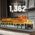 Mould King 12041 Technik Eisenbahnzug Bausteine Spielzeug, 1362 Stück Lokomotive Zug Klemmbausteine Bausatz Spielzeug Geschenk - 3