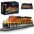 Mould King 12041 Technik Eisenbahnzug Bausteine Spielzeug, 1362 Stück Lokomotive Zug Klemmbausteine Bausatz Spielzeug Geschenk - 1