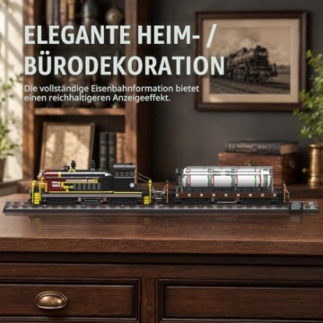 Mould King 12052 SW1200 Diesellokomotive Klemmbausteine Bausatz Kit - 6