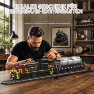 Mould King 12052 SW1200 Diesellokomotive Klemmbausteine Bausatz Kit - 7