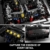Mould King 13108 Technik Supercar Modell, Statisches Formel-Rennwagen Bausatz, Detailreiches Auto-Set für Erwachsene & Jugendliche ab 14 Jahren (3201 Teile) - 4