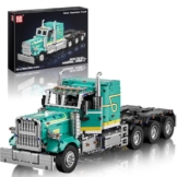 Mould King 13201 Technik Ferngesteuert Amerikanischer Klemmbausteine LKW Vintage Truck Bausteine Auto Bauspielzeug mit Motoren für Fans Erwachsene (2064 Teile) - 1