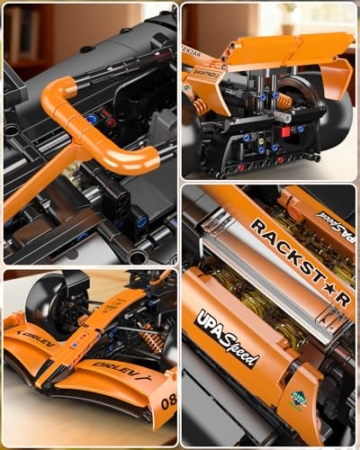 Mould King Formel 1 Auto 13208 Statische Version Spoiler